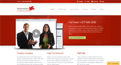 Desktop Screenshot of businessplanscanada.com